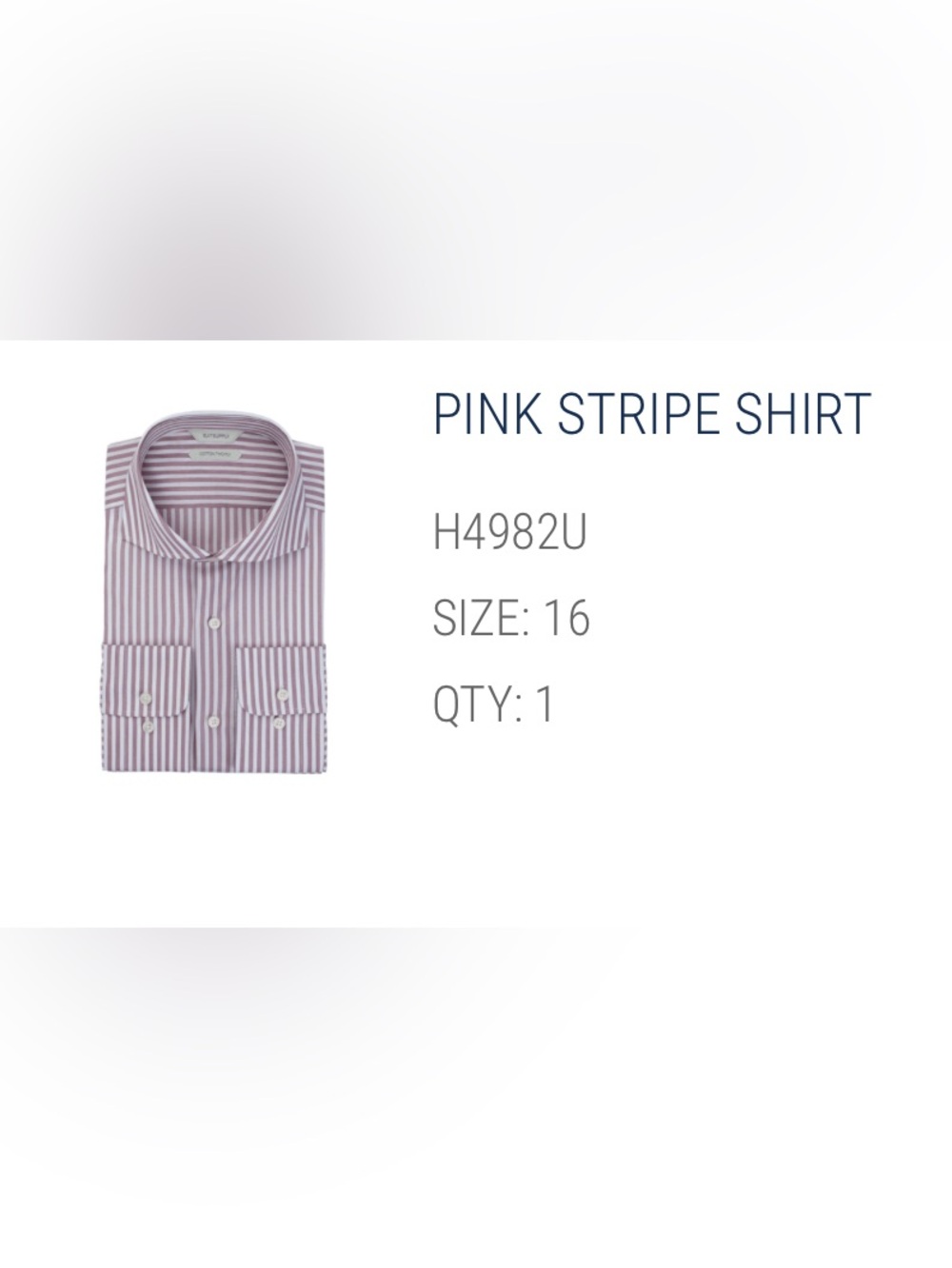 Suitsupply New With Tags 16/41 Blue Line/ Slim Fit Dress Shirt